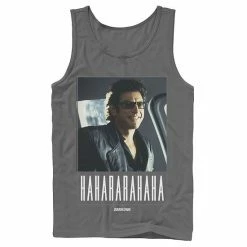 Licensed Character Men's Jurassic Park Ian Malcolm Hahararahaha Tank Red -Licensed Character Shop unnamed file 25639