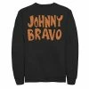 Licensed Character Men's Cartoon Network Johnny Bravo Logo Sweatshirt Black -Licensed Character Shop unnamed file 25665