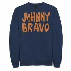 Licensed Character Men's Cartoon Network Johnny Bravo Logo Sweatshirt Black -Licensed Character Shop unnamed file 25666