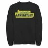 Licensed Character Men's Dexter's Laboratory Original Logo Fleece Top Charcoal Heather -Licensed Character Shop unnamed file 25670