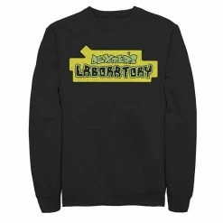 Licensed Character Men's Dexter's Laboratory Original Logo Fleece Top Charcoal Heather -Licensed Character Shop unnamed file 25673