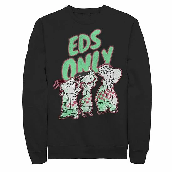 Licensed Character Men's Ed, Edd & Eddy Sweatshirt Navy 3 Licensed Character Men's Ed, Edd & Eddy Sweatshirt Navy