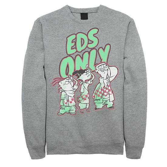 Licensed Character Men's Ed, Edd & Eddy Sweatshirt Navy 5 Licensed Character Men's Ed, Edd & Eddy Sweatshirt Navy - Image 3