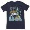 Licensed Character Big & Tall Elf Buddy "By The Way Don't Eat The Yellow Snow!" Skyline Text Poster Tee -Licensed Character Shop unnamed file 2569