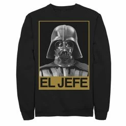 Licensed Character Men's Star Wars Darth Vader El Jefe Portrait Sweatshirt Navy -Licensed Character Shop unnamed file 25702