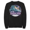 Licensed Character Men's Jurassic Park Retro Rex Scene Sweatshirt Navy -Licensed Character Shop unnamed file 25710