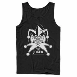 Licensed Character Men's DC Comics Joker Smiling Classic Poster Tank Top Royal -Licensed Character Shop unnamed file 25741