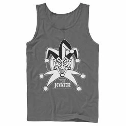 Licensed Character Men's DC Comics Joker Smiling Classic Poster Tank Top Royal -Licensed Character Shop unnamed file 25742