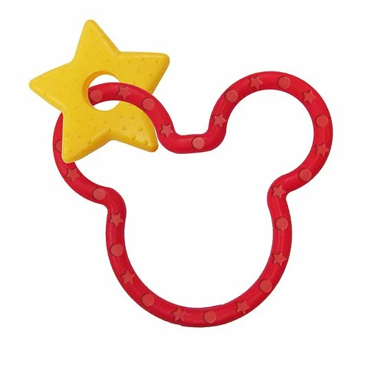 Licensed Character Disney's Mickey Mouse Baby Silicone Teether Toy 3 Licensed Character Disney's Mickey Mouse Baby Silicone Teether Toy