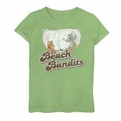 Licensed Character Girls 7-16 Tom & Jerry Beach Bandits Graphic Tee Purple Heather -Licensed Character Shop unnamed file 25763