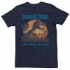 Licensed Character Men's Jurassic Park T-Rex Sunset Portrait Tee Silver -Licensed Character Shop unnamed file 25775