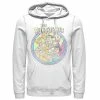 Licensed Character Men's The Flintstones Retro Faded Circle Portrait Hoodie Navy -Licensed Character Shop unnamed file 25804