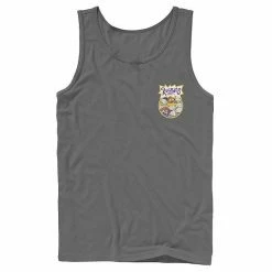 Licensed Character Men's RugRats Character Circle Logo Tank Charcoal -Licensed Character Shop unnamed file 25825