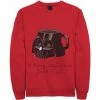 Licensed Character Men's Star Wars Darth Vader Mug I Like My Coffee On The Dark Side Sweatshirt Red -Licensed Character Shop unnamed file 25830