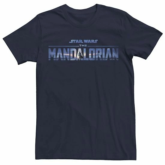 Licensed Character Men's Star Wars The Mandalorian Season 2 Logo Tee Charcoal 3 Licensed Character Men's Star Wars The Mandalorian Season 2 Logo Tee Charcoal