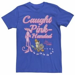 Licensed Character Men's Pink Panther Caught Pink-Handed Tee Char Htr -Licensed Character Shop unnamed file 25869