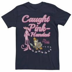 Licensed Character Men's Pink Panther Caught Pink-Handed Tee Char Htr -Licensed Character Shop unnamed file 25871