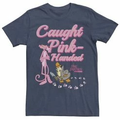 Licensed Character Men's Pink Panther Caught Pink-Handed Tee Char Htr -Licensed Character Shop unnamed file 25874