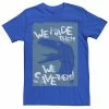 Licensed Character Men's Jurassic World Two We Made Them We Save Them Tee Navy Heather -Licensed Character Shop unnamed file 25875