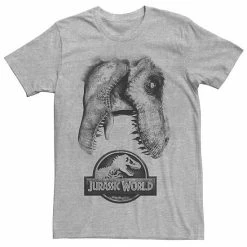 Licensed Character Men's Jurassic World Two T-Rex Icon Attack Grunge Tee Royal -Licensed Character Shop unnamed file 25889