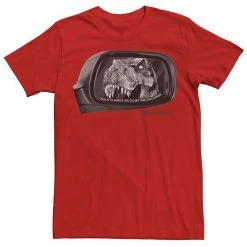 Licensed Character Men's Jurassic Park T-Rex In Car Side Mirror Tee Cardinal -Licensed Character Shop unnamed file 25902