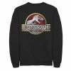 Licensed Character Men's Jurassic Park Chrome Logo Fleece Black -Licensed Character Shop unnamed file 25912