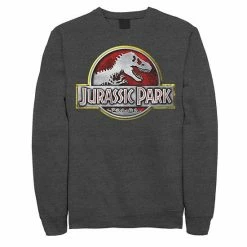 Licensed Character Men's Jurassic Park Chrome Logo Fleece Black -Licensed Character Shop unnamed file 25913