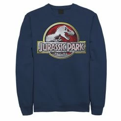 Licensed Character Men's Jurassic Park Chrome Logo Fleece Black -Licensed Character Shop unnamed file 25914
