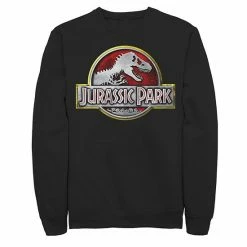 Licensed Character Men's Jurassic Park Chrome Logo Fleece Black -Licensed Character Shop unnamed file 25915