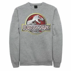 Licensed Character Men's Jurassic Park Chrome Logo Fleece Black -Licensed Character Shop unnamed file 25916