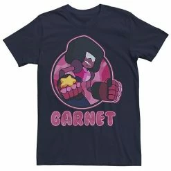 Licensed Character Men's Cartoon Network Steven Universe Garnet Circle Portrait Tee Charcoal -Licensed Character Shop unnamed file 25919