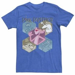 Licensed Character Men's Pink Panther Hexagonal Portraits Graphic Tee Royal -Licensed Character Shop unnamed file 25928