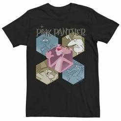 Licensed Character Men's Pink Panther Hexagonal Portraits Graphic Tee Royal -Licensed Character Shop unnamed file 25931