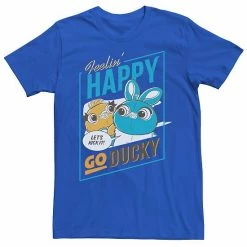 Licensed Character Men's Disney/Pixar Toy Story Happy Go Ducky Tee Black -Licensed Character Shop unnamed file 25948