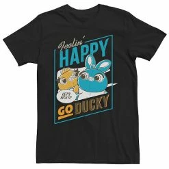 Licensed Character Men's Disney/Pixar Toy Story Happy Go Ducky Tee Black -Licensed Character Shop unnamed file 25949