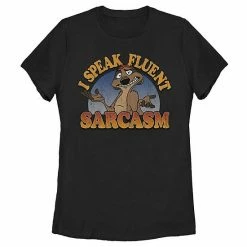 Licensed Character Disney's The Lion King Juniors' Timon Fluent Sarcasm Tee Black -Licensed Character Shop unnamed file 25975