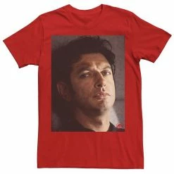 Licensed Character Men's Jurassic Park Jeff Goldblum Stare Graphic Tee Athletic Heather -Licensed Character Shop unnamed file 26002
