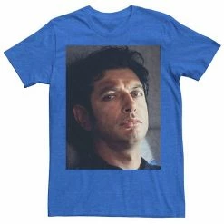 Licensed Character Men's Jurassic Park Jeff Goldblum Stare Graphic Tee Athletic Heather -Licensed Character Shop unnamed file 26003