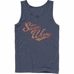 Licensed Character Men's Star Wars Cursive Cheetah Fill Logo Tank Navy 13 Licensed Character Men's Star Wars Cursive Cheetah Fill Logo Tank Navy -Licensed Character Shop unnamed file 26009