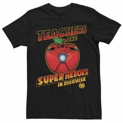 Licensed Character Men's Marvel Teachers Are Super Heroes In Disguise Iron Man Tee Red -Licensed Character Shop unnamed file 26013