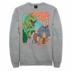 Licensed Character Men's Jurassic Park Vintage Characters Life Finds A Way Sweatshirt Navy -Licensed Character Shop unnamed file 26044