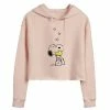 Licensed Character Juniors' Peanuts Snoopy & Woodstock Hug Cropped Graphic Hoodie -Licensed Character Shop unnamed file 2612