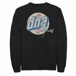 Licensed Character Men's Jurassic World Vintage Mr. DNA Logo Sweatshirt Black -Licensed Character Shop unnamed file 26143