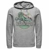 Licensed Character Men's Jurassic Park Retro Circle Hoodie Athletic Heather -Licensed Character Shop unnamed file 26161