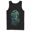 Licensed Character Men's Jurassic World Raptor Paint Splatter Title Logo Graphic Tank Black -Licensed Character Shop unnamed file 26174