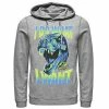 Licensed Character Men's Jurassic Park T-Rex I Do What I Want Graphic Pullover Hoodie Navy -Licensed Character Shop unnamed file 26213