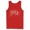 Licensed Character Men's Nickelodeon Hey Arnold PS 118 Waving Pennant Tank Charcoal -Licensed Character Shop unnamed file 26236