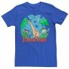 Licensed Character Men's Jurassic Park Retro Globe Watercolor Scene Tee Athletic Heather -Licensed Character Shop unnamed file 26248