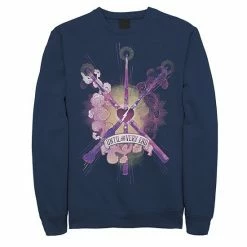 Licensed Character Men's Harry Potter Until The Very End Wands Sweatshirt Black -Licensed Character Shop unnamed file 26257