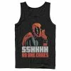 Licensed Character Men's Marvel Deadpool SSHHHH No One Cares Whisper Tank Charcoal -Licensed Character Shop unnamed file 26263
